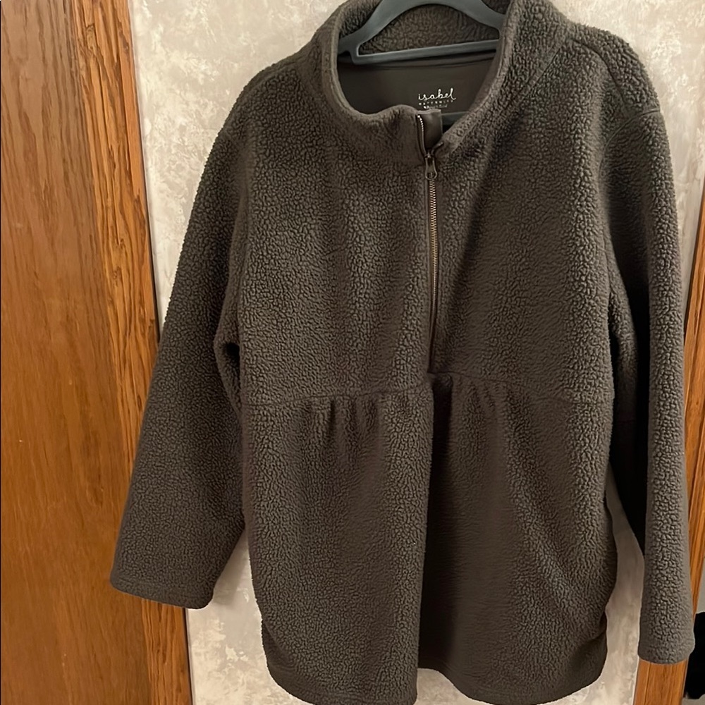 Ingrid and Isabel Teddy Jacket Cozy Fleece maternity & nursing